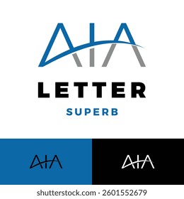 initial letter aia icon logo design template