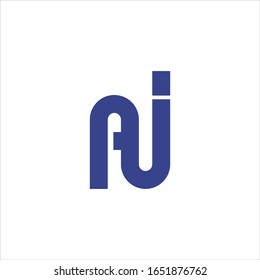 initial letter aj or ja logo vector designs