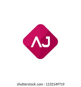 Initial Letter AJ Logo Template Design
