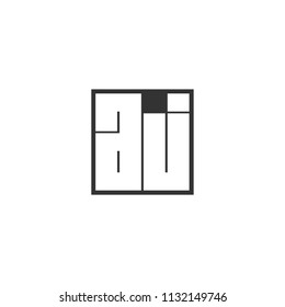 Initial Letter AJ Logo Template Design