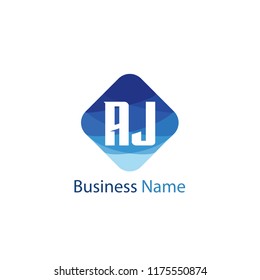 Initial Letter AJ Logo Template Design
