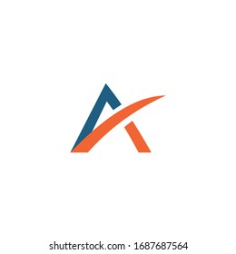 Plantilla de diseño de vectores de logotipo carta inicial ak o ka