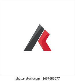 Initial Letter ak oder ka Logo Design-Vorlage 