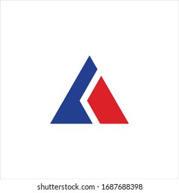 Plantilla de diseño de logotipo carta inicial ak o ka 