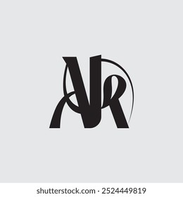 Letra inicial Ak logo design