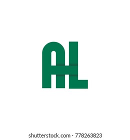 Initial Letter AL Linked Logo