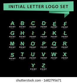 Vector de logotipo de conexión de letra inicial o alfabeto