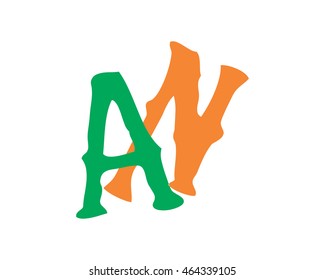 initial letter alphabet typography font uppercase image vector icon 2