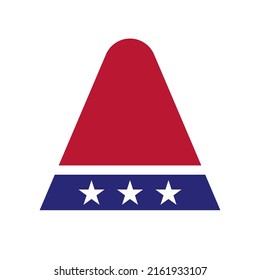 Initial Letter A American Logo for Business, Corporate and Company Identity. USA American Logo on Letter A Vector Template