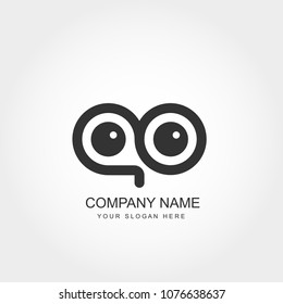 Initial Letter AO Logo Template