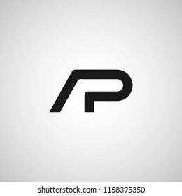 Initial Letter AP Logo Template Design