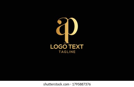 Initial Letter AP oder PA Logo Design Vektorvorlage. Vektorgrafik des kreativen abstrakten AP-Logo-Designs