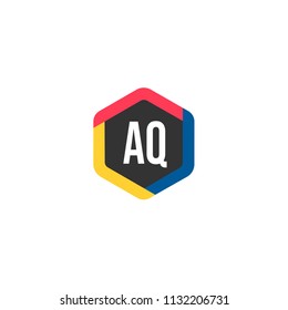 Initial Letter AQ Logo Template Design