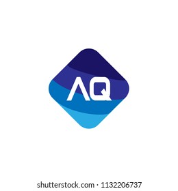 Initial Letter AQ Logo Template Design