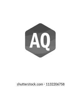 Initial Letter AQ Logo Template Design