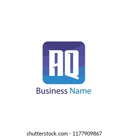 Initial Letter AQ Logo Template Design