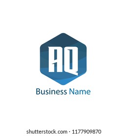 Initial Letter AQ Logo Template Design