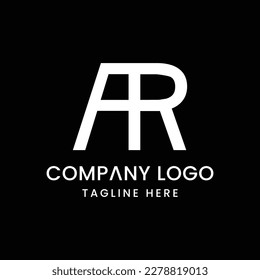 Initial Letter AR Logo Design Outstanding Creative Modern Symbol Sign