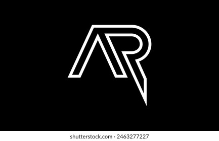 Initial Letter AR Logo Design. AR Logo Design. Creative And Modern AR logo.