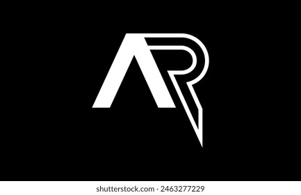 Initial Letter AR Logo Design. AR Logo Design. Creative And Modern AR logo.