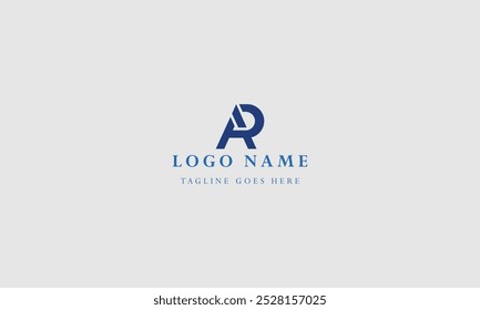 Initial Letter AR logo design