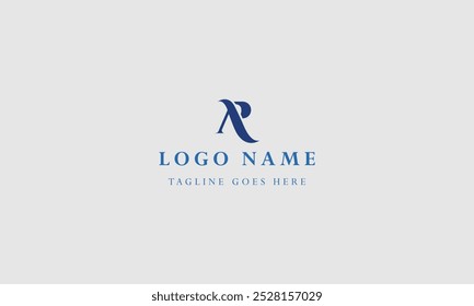 Initial Letter AR logo design