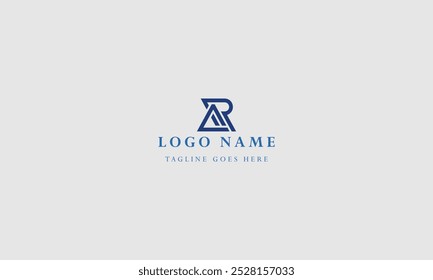 Initial Letter AR logo design