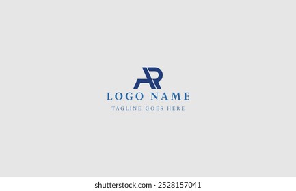 Initial Letter AR logo design