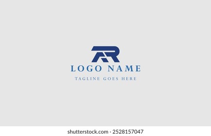 Initial Letter AR logo design