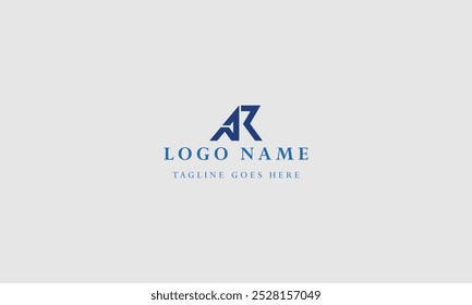 Initial Letter AR logo design