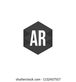 Initial Letter AR Logo Template Design