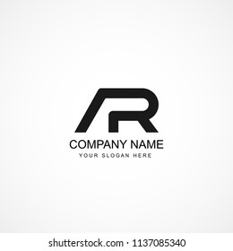 Initial Letter AR Logo Template Design