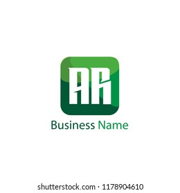 Initial Letter AR Logo Template Design