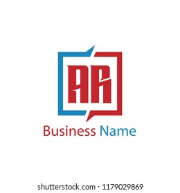 Initial Letter AR Logo Template Design