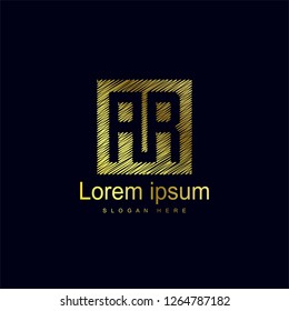 Initial Letter AR Logo Template Vector Design