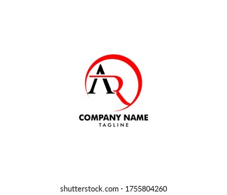 Initial Letter AR Logo Template Design