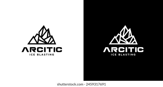 Initial Letter A for Arctic with simple modern diamond style logo design template