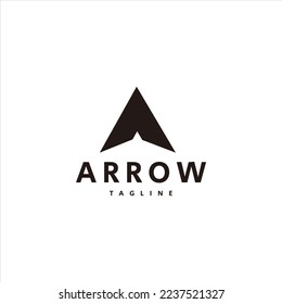 Initial letter A Arrow for Archery logo design