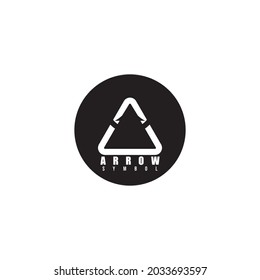 Initial Letter A Arrow with Arrowhead for Archer Archery Outdoor Apparel Gear Hunter logo design