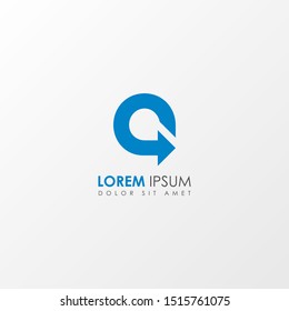 Initial a Letter Arrow icon logo design template element. Suitable for business, company group. Vector Illustration 