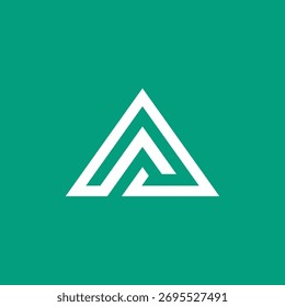 Letra inicial Una flecha Diseño de logotipo Vector Plantilla