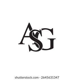 Initial letter ASG logo design,asg vector logo, ASG logo, ASG vector, ASG typography logo design