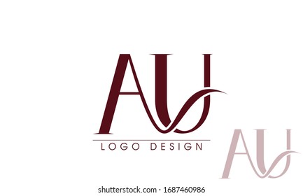 Vorlage für das erste Buchstaben AU UA Logo
