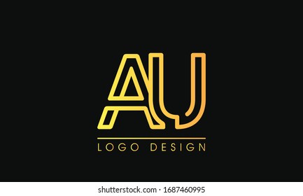 Vorlage für das erste Buchstaben AU UA Logo
