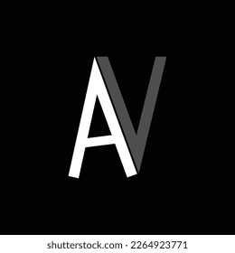 Initial Letter av Logo Design Outstanding Creative Modern Symbol Sign