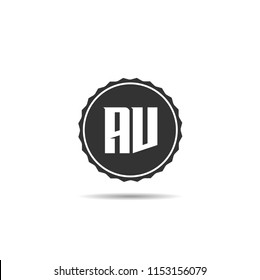 Initial Letter AV Logo Template Design