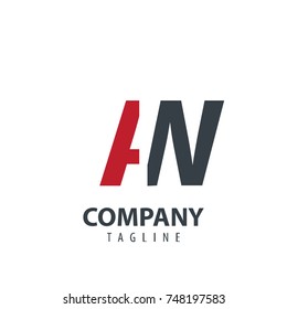Initial Letter AW Design Logo With Square
