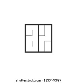 Initial Letter AX Logo Template Design