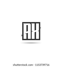 Initial Letter AX Logo Template Design