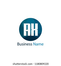 Initial Letter AX Logo Template Design